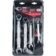 KS Tools Csillag-villáskulcs racsnis készlet ( műa. tartó ) 10-19 mm  4 részes, irányváltós, 10-13-17-19mm