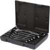 KS Tools Csillag-villáskulcs racsnis készlet ( műanyag kofferben ) 8-19 mm  6 részes, irányváltós