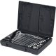 KS Tools Csillag-villáskulcs racsnis készlet ( műanyag kofferben 8-19 mm 16 részes, irányváltós + adapter