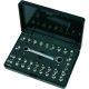 KS Tools Bit klt., 8+10mm-es ( Micro ), racsnis hajtókarral 32 részes FL+SW+PH+PZ+TXBO