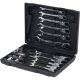 KS Tools Csillag-villáskulcs racsnis készlet ( koffer ) 8-19 mm 18 részes, csuklós + adapter