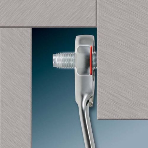 KS Tools Csillag-villáskulcs, racsnis, irányváltós RINGSTOP 10 mm  Z=72, 5°-os