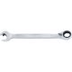 KS Tools Csillag-villáskulcs, duplaracsnis, irányváltós 24 mm  Z=72, 5°-os