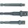 KS Tools Átalakító szár készlet, hatszög-négyszög 3 részes 50 mm/N1/4"-3/8"-1/2"