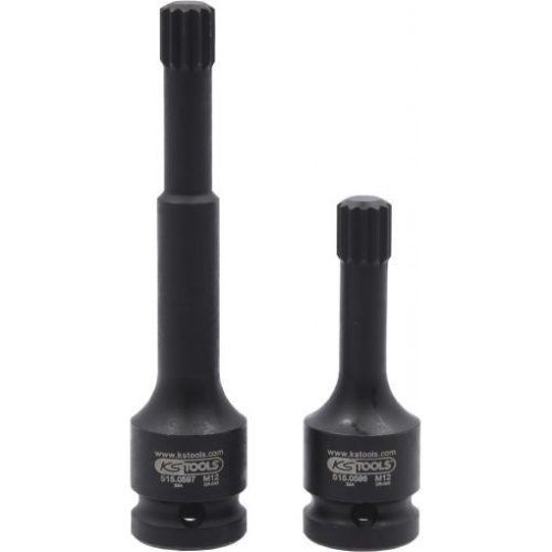 KS Tools Rátűzőkulcs készlet 1/2" XZN, gépi 2 részes, M12 L=72/115mm
