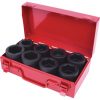 KS Tools Dugókulcs készlet 1" gépi ( fém kazetta ) 27-38 mm  8 részes,  6 szög