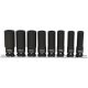 KS Tools Dugókulcs készlet 3/8" gépi, hosszú, tartósínen 10-17 mm  8 részes, 6 szög