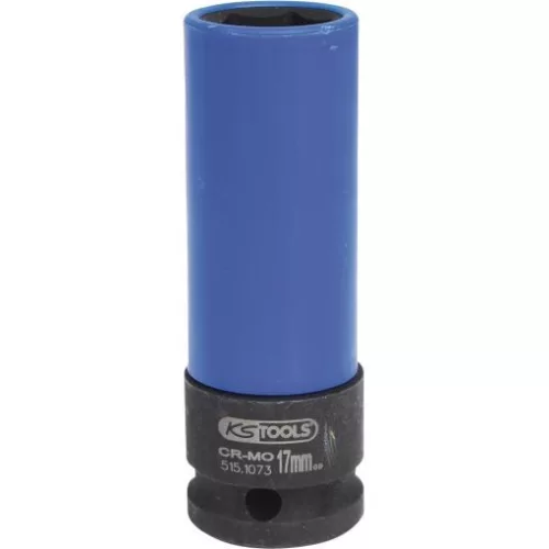 KS Tools Dugókulcs klt. 1/2" gépi Alu- felnihez, müa. doboz 3 részes  17 mm 3db 515.1073, L=85 mm