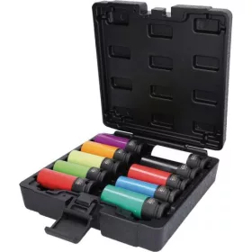   KS Tools Dugókulcs klt. 1/2" gépi Alu- felnihez, műa. doboz 15-24 mm  10 részes Méretek: 15-17-19-21-22-23-24-7/8"-MS21 17mm Mercedes