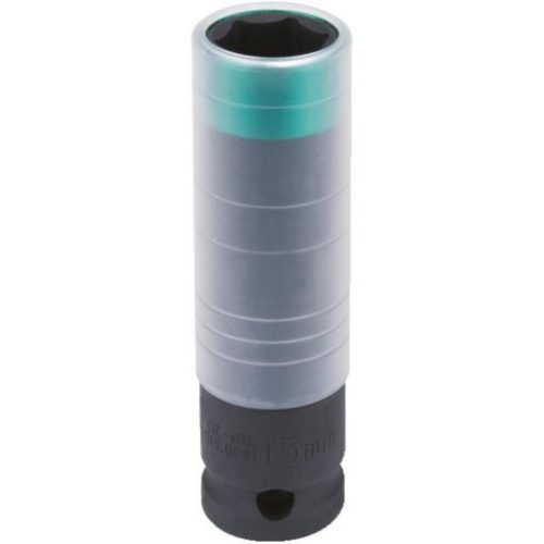 KS Tools Dugókulcs 1/2" gépi Alu- felnihez hosszú SlimPOWER 15 mm zöld