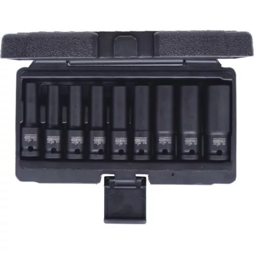 KS Tools Dugókulcs készlet 1/2" TORX-E, gépi, hosszú E10-24  9 részes L=75