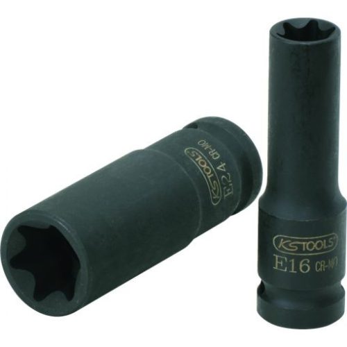 KS Tools Dugókulcs 1/2" TORX-E, gépi, hosszú E22 L= 75
