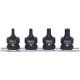 KS Tools Rátűzőkulcs készlet 1/2" hatszög, gépi, rövid 5-10 mm  4 részes, L= 40 mm, tartósínen