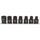 KS Tools Dugókulcs készlet 1/2" TORX-E, gépi, tartósínen E10-24  7 részes L=38