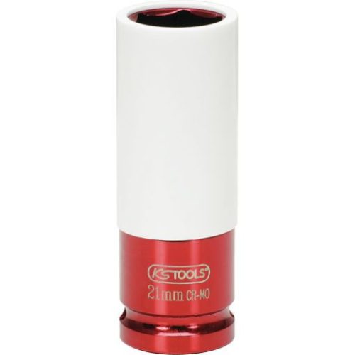 KS Tools Dugókulcs 1/2" Alu- felnihez 21 mm piros