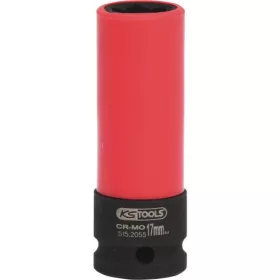   KS Tools Dugókulcs 1/2" gépi Alu- felnihez MS17 mm piros (Mercedes típusokhoz)