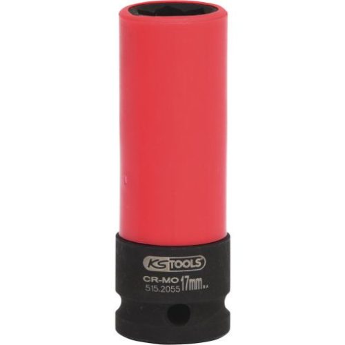 KS Tools Dugókulcs 1/2" gépi Alu- felnihez MS17 mm piros (Mercedes típusokhoz)