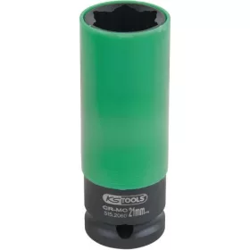   KS Tools Dugókulcs 1/2" gépi Alu- felnihez MS21 mm zöld ( Hyundai és Kia tipushoz)