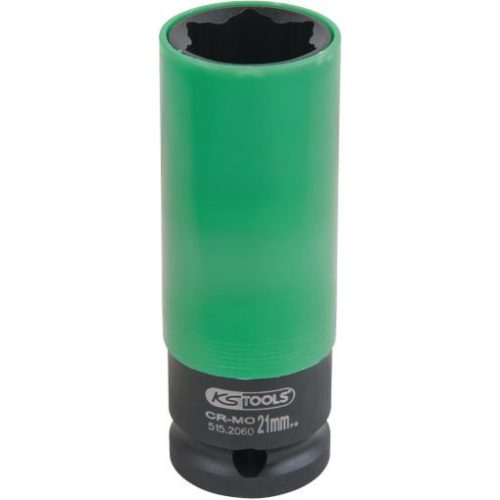 KS Tools Dugókulcs 1/2" gépi Alu- felnihez MS21 mm zöld ( Hyundai és Kia tipushoz)