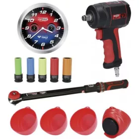   KS Tools Gumiabroncs és kerékszerelő készlet, 12 részes dugókulcsok, ütvecsavarozó, nyomatékkulcs 800.0156 Szerszám tároló tálka, mágneses 515.1315 Pneu. ütvecsavarozó 1/2" 1084Nm miniDEVIL