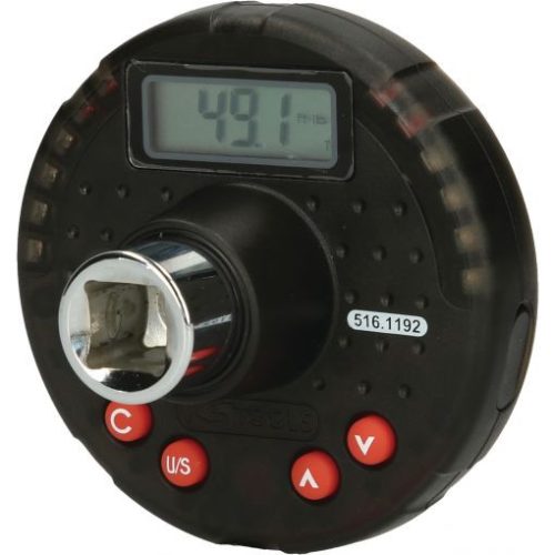 KS Tools Digitális forgatónyomaték jelző adapter, szögmérov 6,8-135 Nm  1/2"