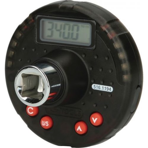 KS Tools Digitális forgatónyomaték jelző adapter, szögmérov 17-340 Nm  1/2"