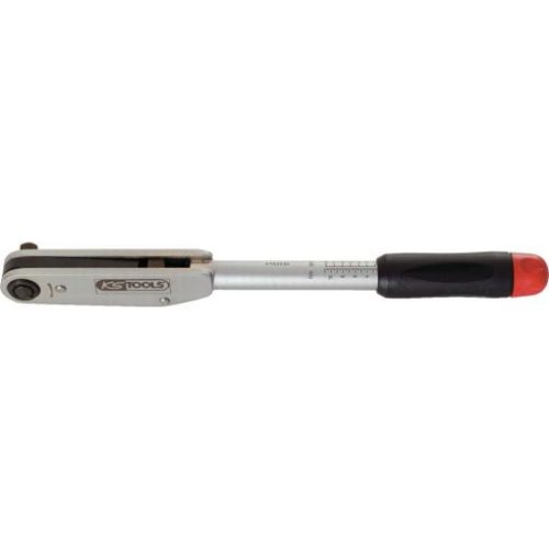 KS Tools Nyomatékkulcs, átnyomós racsnis fej 5-  33/1,0Nm +/-4%  R/L3/8" gyártói mérési jegyzőkönyvvel
