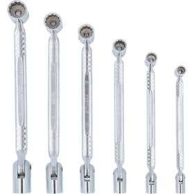   KS Tools Csuklós dugókulcs készlet ( rollni ) 8-19 mm  6 részes, 12 szög