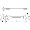 KS Tools Villáskulcs DIN3110 4x 5 mm