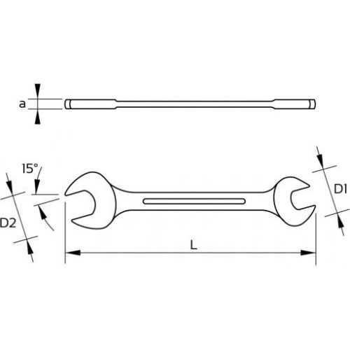 KS Tools Villáskulcs DIN3110 41x46 mm Bliszteres kivitel