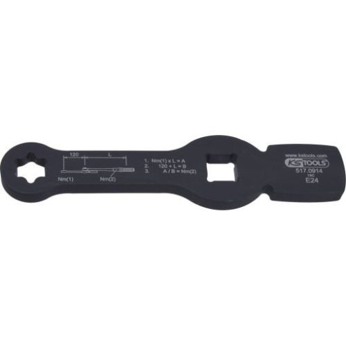 KS Tools Ütőkulcs TORX 3/4", foszfátozott E24  L=220 mm