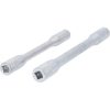 KS Tools Gyújtógyertya-dugókulcsfej klt.EcoBoost motor 3/8" 2 részes, 14x180 mm+16x215 mm, 12 szög