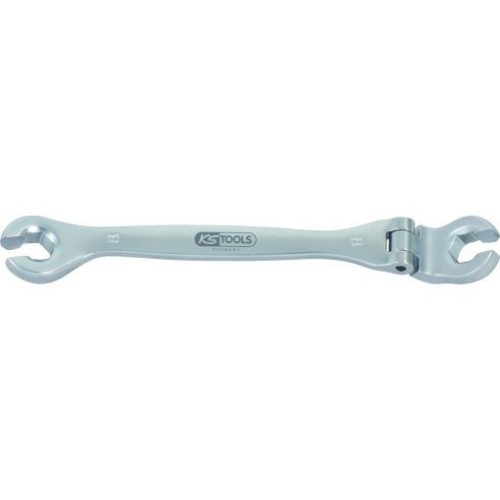 KS Tools fékcsőkulcs, nyitott csillag, csuklós, 6 szög 8 mm, 230°-ban dönthető