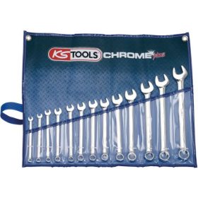   KS Tools Csillag-villáskulcs készlet ( rollni ) CHROMEplus 6-22 mm 13 részes