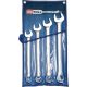 KS Tools Csillag-villáskulcs készlet ( rollni ) CHROMEplus 24-32 mm  4 részes Méretek:24-27-30-32