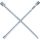 KS Tools Keresztkulcs, DIN3319 17x19x22x1/2" L=400 mm