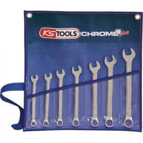   KS Tools Csillag-villáskulcs készlet ( rollni ) CHROMEplus AF3/8"-3/4"  7 részes Méretek:3/8-7/16-1/2-9/16-5/8-11/16-3/4