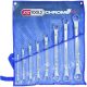 KS Tools Csillagkulcs készlet, CHROMplus, collos ( rollni ) AF1/4"-7/8"  6 részes