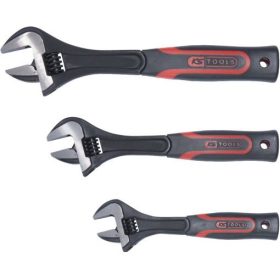   KS Tools Állítható csavarkulcs készlet, kétkomponensű nyél 3 részes, 200,250,300mm