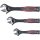 KS Tools Állítható csavarkulcs készlet, kétkomponensű nyél 3 részes, 200,250,300mm