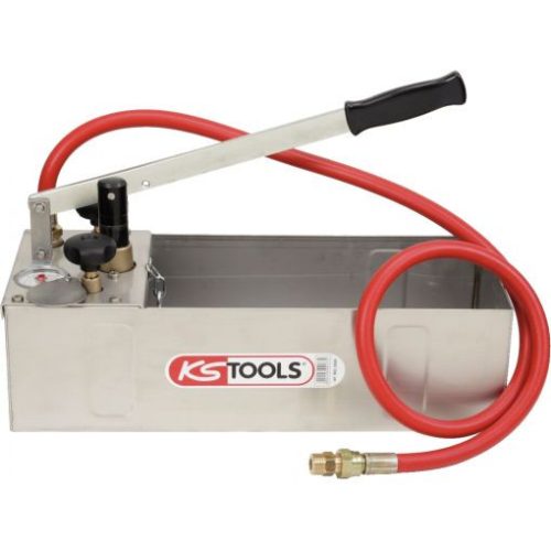 KS Tools Próbapumpa, INOX 0-60 bar, 12 literes