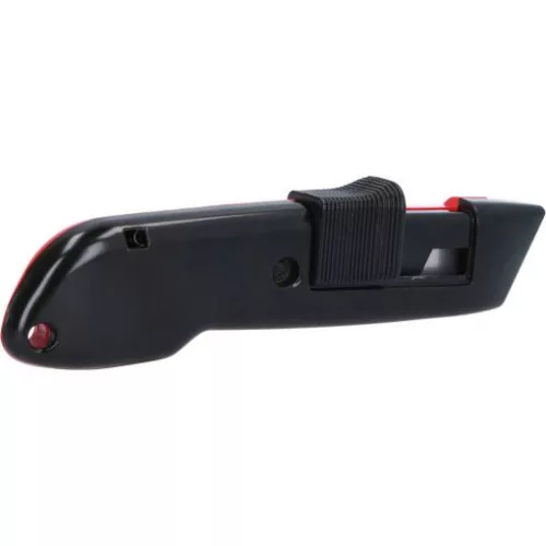 KS Tools PVC vágó kés, trapéz pengével fémházas, automata pengevisszahúzóval
