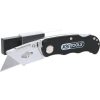 KS Tools PVC vágó kés, trapéz pengével, összecsukható 155 mm