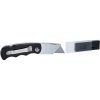 KS Tools PVC vágó kés, trapéz pengével, összecsukható 155 mm