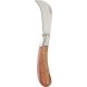 KS Tools Kábelvágó kés összecsukható, hajlított 185 mm, fa nyelű, INOX