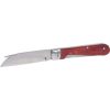 KS Tools Kábelvágó kés összecsukható, egyenes, extra hegyes 198 mm, fa nyelű, INOX