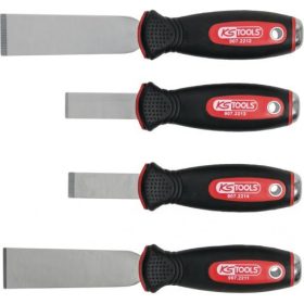   KS Tools Tömítés hántolókés készlet, Műanyag dobozban 4 részes, INOX