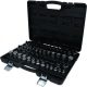 KS Tools Dugókulcs készlet + rátuzo 1/4"+3/8"+1/2"TORX-E E 4-E24/TX 6-TX70 77 részes
