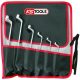 KS Tools Csillagkulcs készlet, hajlított, TORX-E ( rollni ) E 6-E24  6 részes