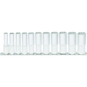   KS Tools Dugókulcs készlet 3/8" hosszú, tartósínen 8-19 mm 11 részes, 12 szög